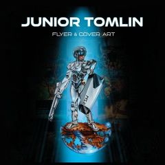 Junior Tomlin - Flyer and Cover Art (Book)
