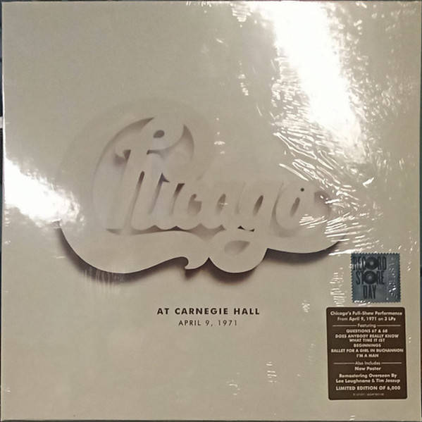 Chicago - At Carnegie Hall - April 9, 1971 - Rhino Records - R1 671071