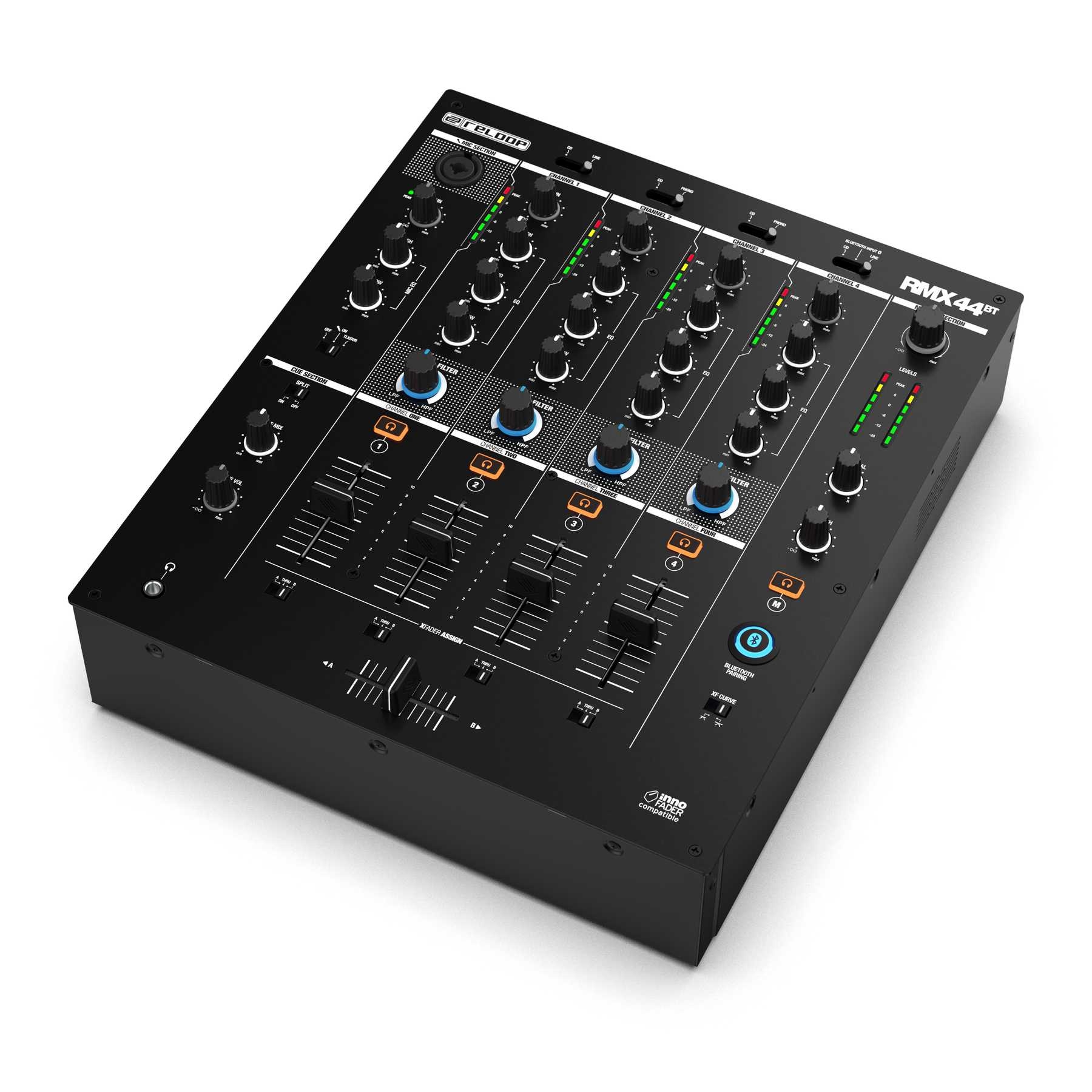 Reloop RMX-44 BT 4 Channel Bluetooth DJ Club Mixer (Ex-Demo)
