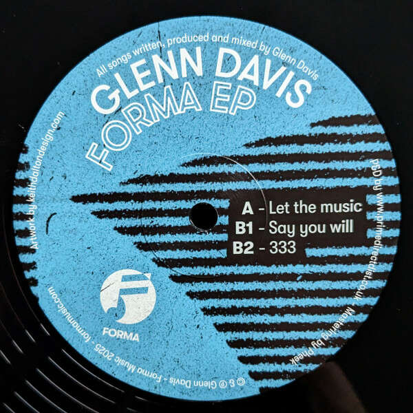 Glenn Davis - Forma EP - Forma Music - FORMA001