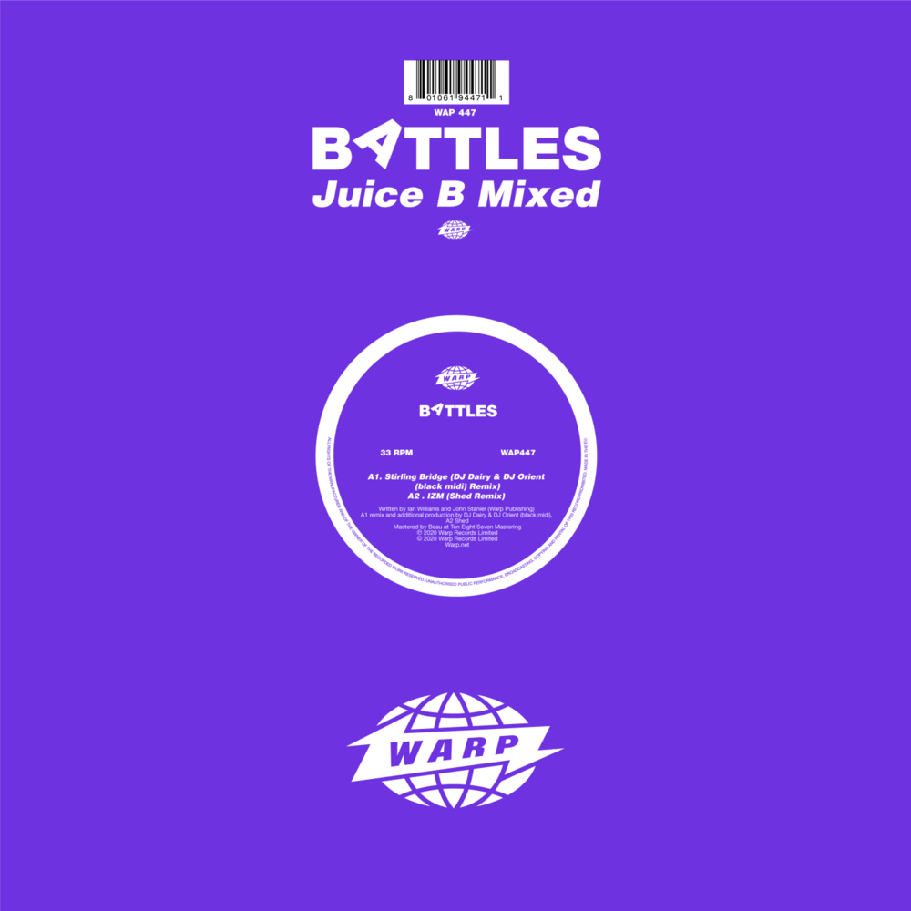 Battles - Juice B Mixed - Warp Records - WAP447