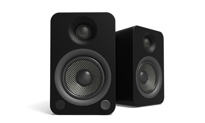 Kanto YU4 Powered Bookshelf Speakers (Black)